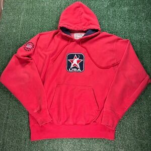 Y2K Steve & Barry's USA Hockey Embroidered Hoodie